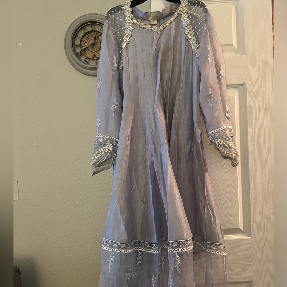 Elegant Embroidered Long Dress